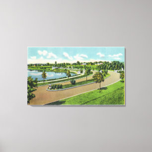 General View of Baxter Blvd, Route # 1 Canvas Print