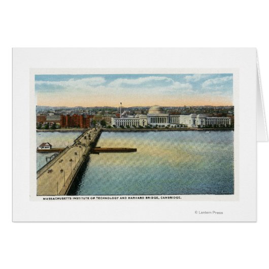General View of MIT and Harvard Bridge, Cards (Front Horizontal)