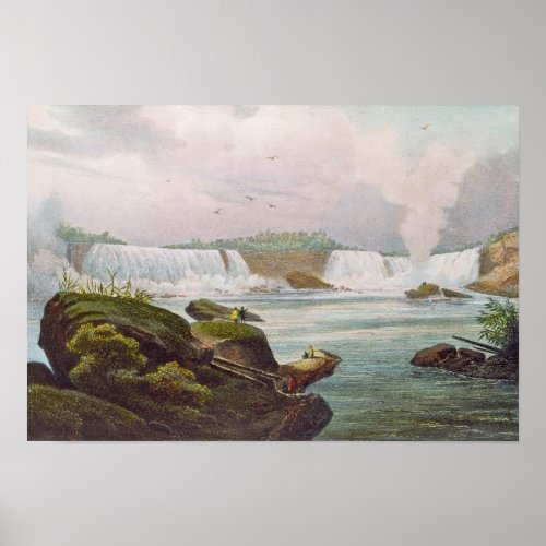 General View of Niagara Falls from Canadian Side Poster