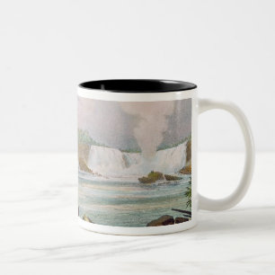 General View of Niagara Falls from Canadian Side Two-Tone Coffee Mug