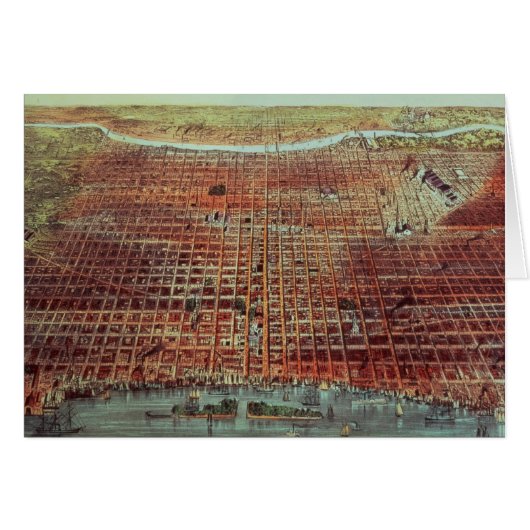 General View of Philadelphia, 1875 Cards (Front Horizontal)