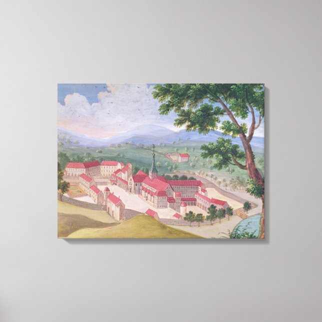 General view of the Abbey from the east Canvas Print (Front)