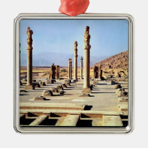 General view of the Apadana  founded c.518 BC Metal Ornament