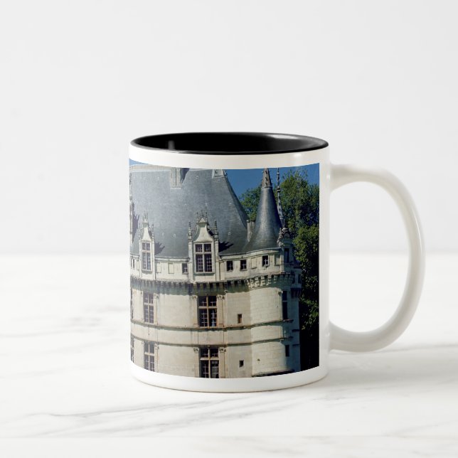 General view of the Chateau d'Azay-le-Rideau Two-Tone Coffee Mug (Right)
