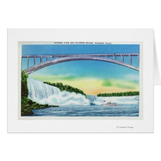 General View of the Falls and the Rainbow Cards (Front Horizontal)