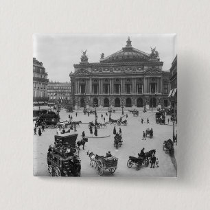 General view of the Paris Opera House Pinback Button