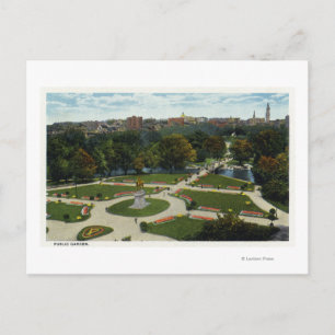 General View of the Public Garden Postcard