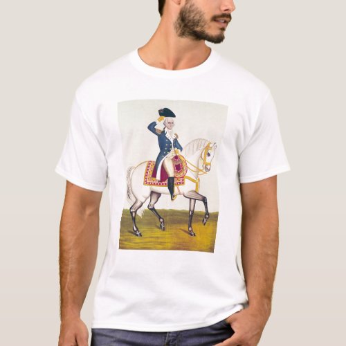 General Washington on a White Charger c1835 T_Shirt