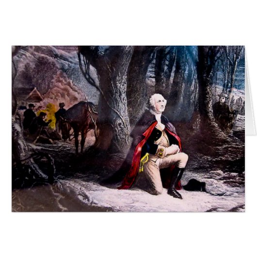 General Washington Praying at Valley Forge, PA (Front Horizontal)