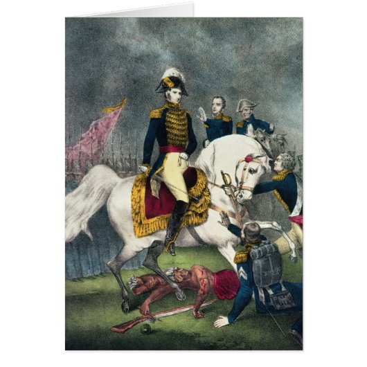 General William H. Harrison at the Battle Cards (Front)