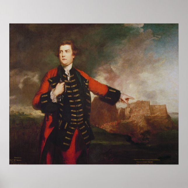 General William Keppel Poster (Front)