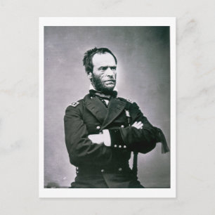 General William T. Sherman (1820-91) (b/w photo) Postcard