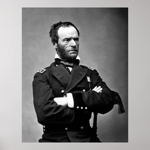 General William Tecumseh Sherman Poster