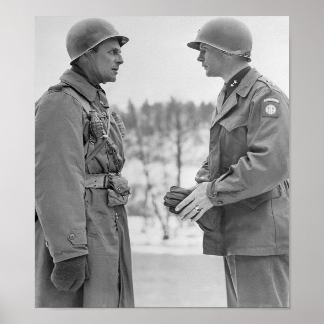 Generals Ridgway and Gavin - Battle of the Bulge Poster (Front)