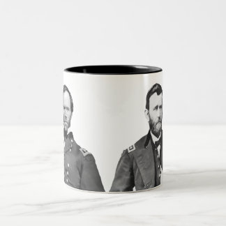 Generals Sherman and Grant Two-Tone Coffee Mug