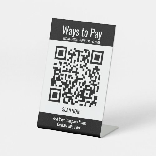 Generate QR Code Free on Venmo Sign