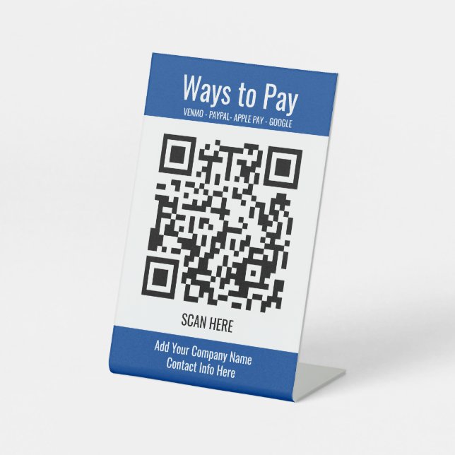 Generate QR Code Link for Venmo Sign (Front)
