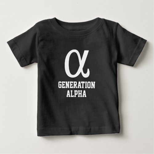 Generation Alpha symbol Baby Fine Jersey T_Shirt