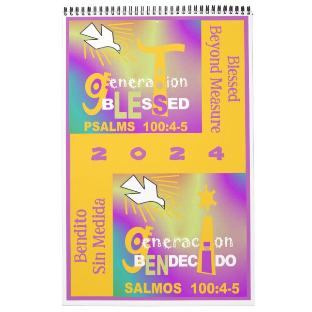 Generation Blessed© - Esp & Eng Calendar (Cover)