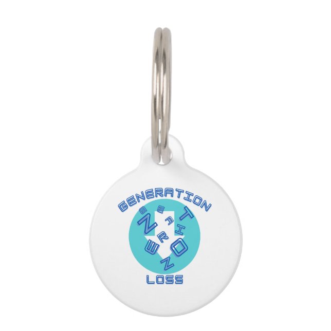 Generation loss  pet ID tag (Front)
