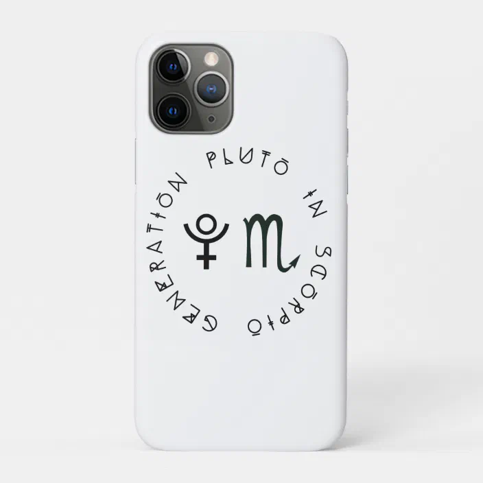 Generation Pluto in Scorpio Astrology Zodiac Case-Mate iPhone Case |  Zazzle.com
