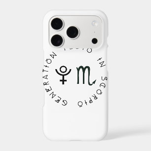 Generation Pluto in Scorpio Astrology Zodiac iPhone 17 Pro Case