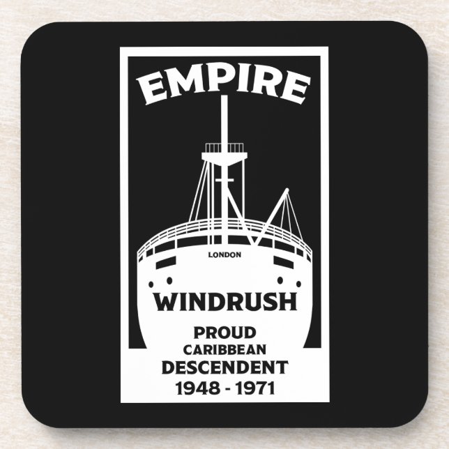Generation Windrush    Beverage Coaster (Front)