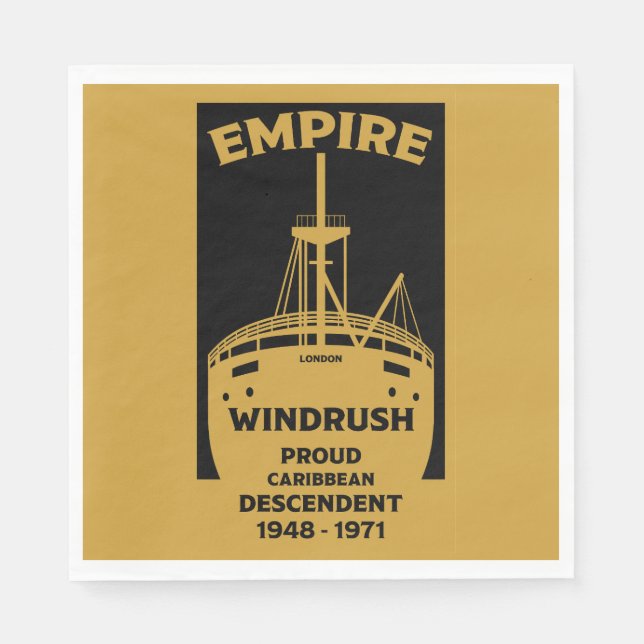Generation Windrush Black History  Napkins (Front)