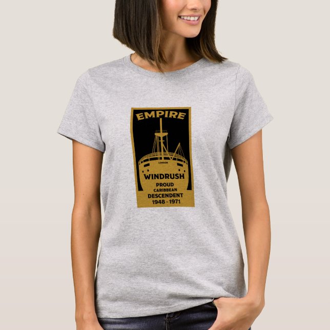 Generation Windrush Black History  T-Shirt (Front)
