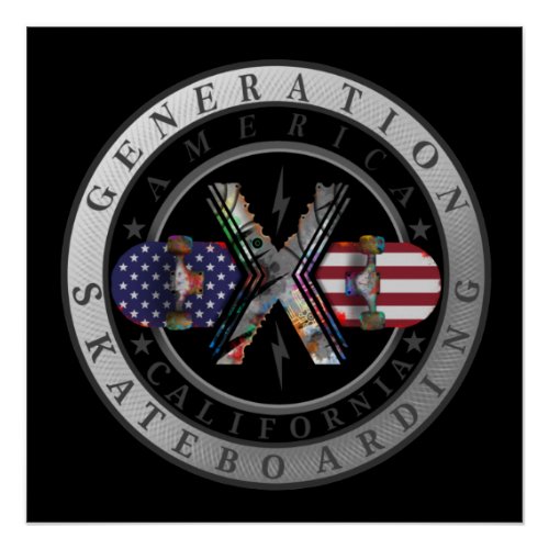 Generation X California Poster