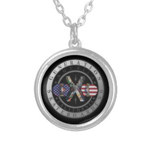 Generation X California Silver Plated Necklace