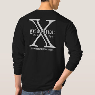 Generation X Customize Year T-Shirt