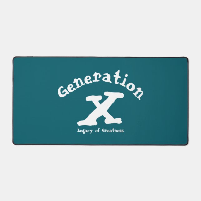 Generation X Desk Mat (Front)