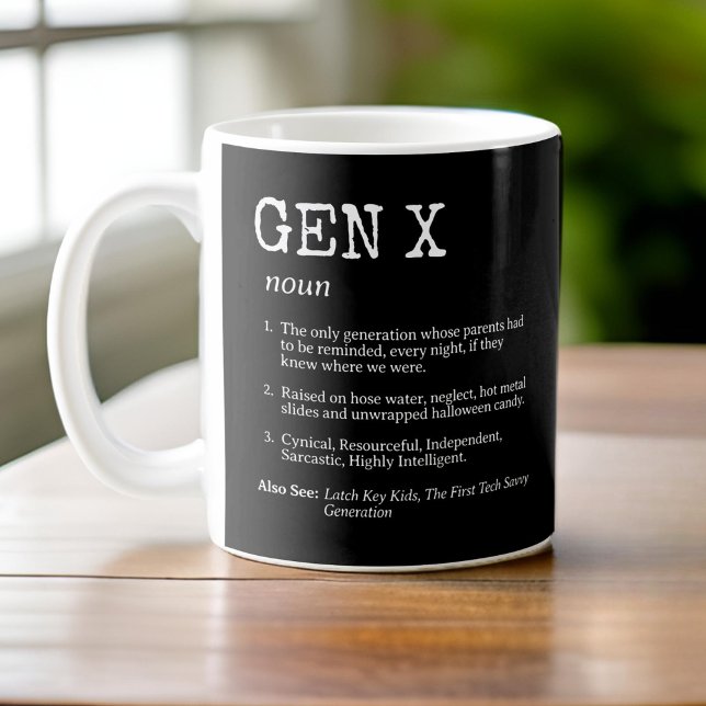 Generation X Funny Definition Coffee Mug (Creator Uploaded)