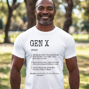 Generation X Funny Definition  T-Shirt