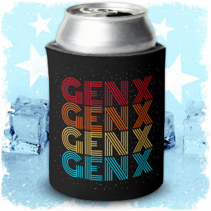 Generation X Gen Xer Gen X Retro Vintage 80s Gen X Can Cooler