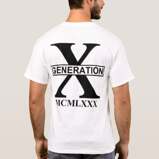 GENERATION X - MCMLXXX (1980) T-Shirt