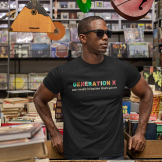Generation X—Our Music is Better Tri-Blend Shirt
