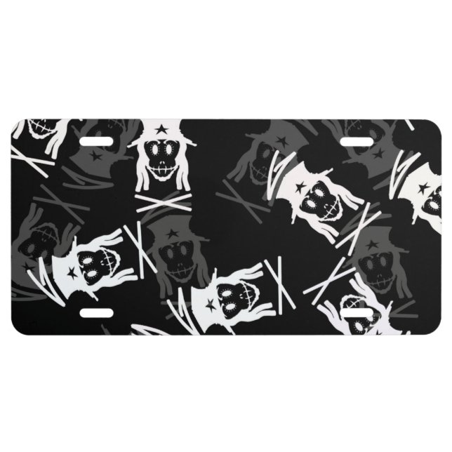 Generation X Pattern License Plate (Front)