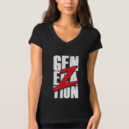 Generation Z Millenials Boomer Gen Z Gift T_Shirt
