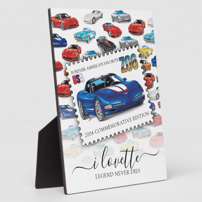 GENERATIONS OF AUTOMOBILE ART PLAQUE (Side)