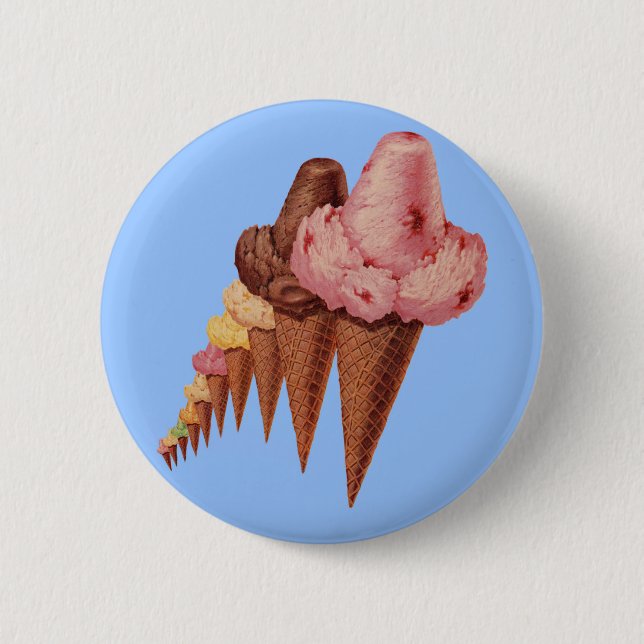 generations of ice cream cones button (Front)
