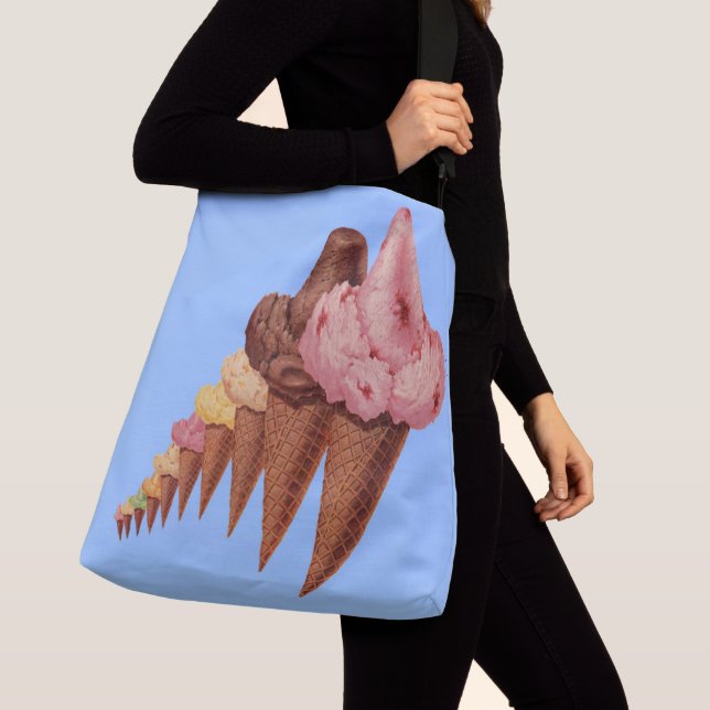 generations of ice cream cones crossbody bag (Close Up)