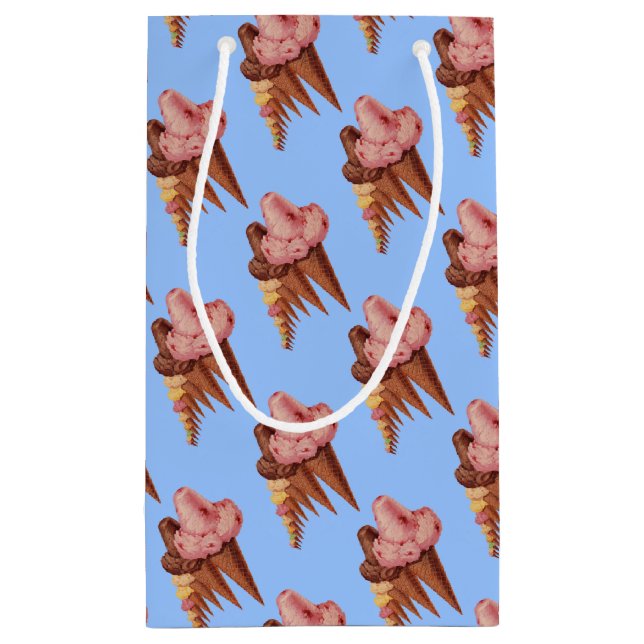 generations of ice cream cones small gift bag (Back)