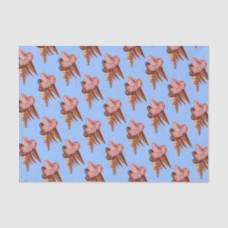 generations of ice cream cones tissue paper