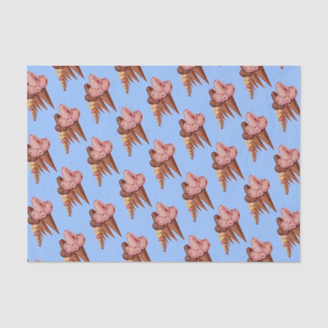 generations of ice cream cones tissue paper (Front)