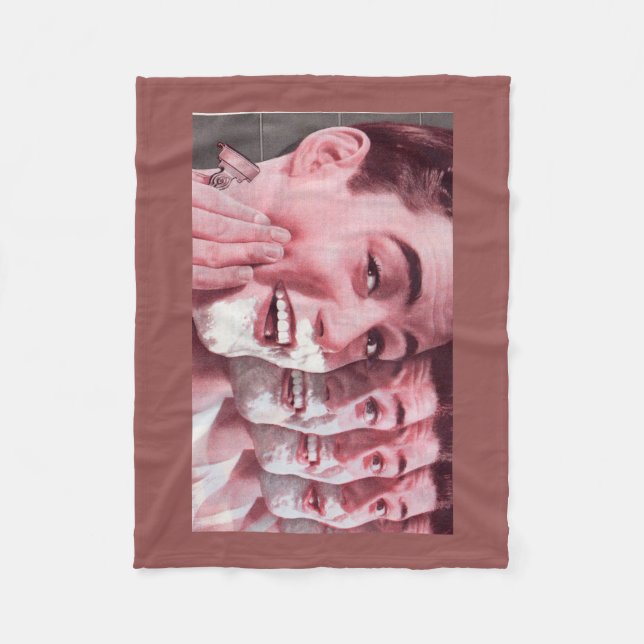 generations of shaving fleece blanket (Front)