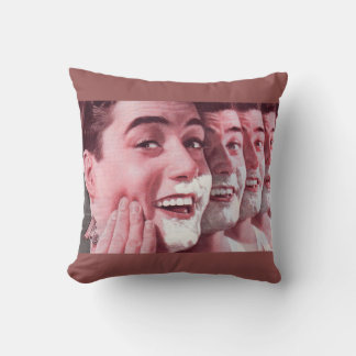 generations of shaving throw pillow