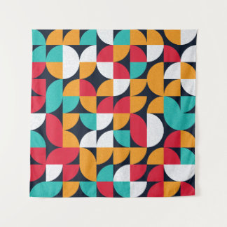 Generative Art: Colorful Triangle Pattern Tapestry
