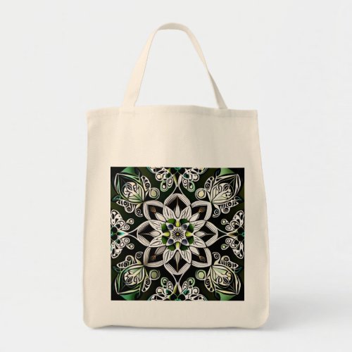 Generative Art Exquisite Colors Geometric Pattern Tote Bag